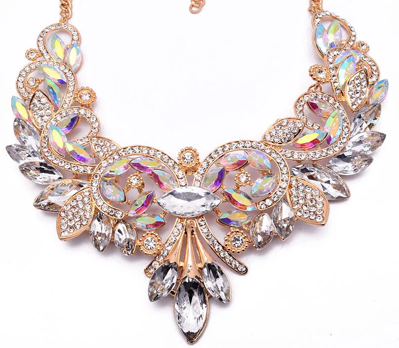 Long Large Pendent Necklace Maxi Women CHEAP Fashion Jewelery Collares Statement F1053 with Rhinestones Bohemian | Украшения и