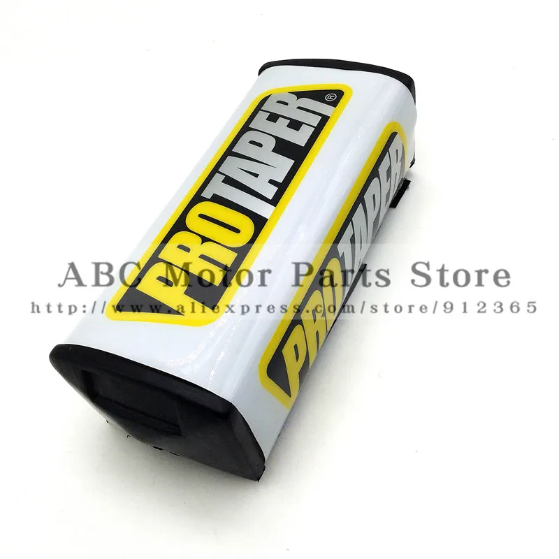 White-Bk 1-1/" квадратный руль для мотокросса PROTAPER Fat BAR MX ATV Dirt Bike руль Pad - Цвет: White-Bk