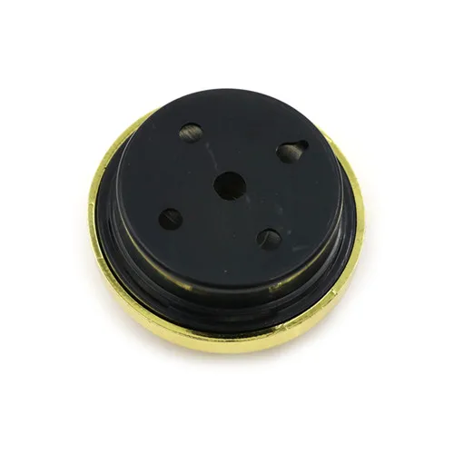 1 шт. новый круглый стеклянный аналоговый гигрометр для хьюмидоров золотой