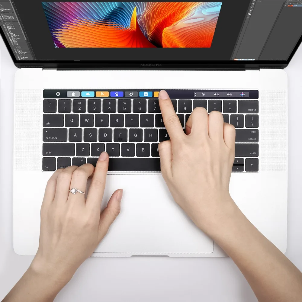 Сенсорный экран-бар прозрачная пленка протектор кожи Стикеры для Macbook Pro 13/15/16 A1706 A1989 A1990 защита от пыли и царапин ультра Экран с антибликовым покрытием