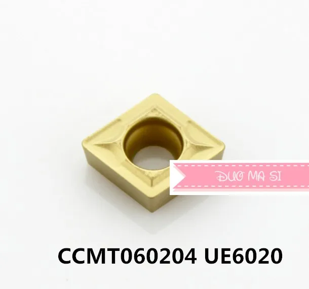 CCMT060202/CCMT060204/CCMT060208 UE6020 оригинальная вставка из карбида CCMT 0602 02/04/08 для держателя