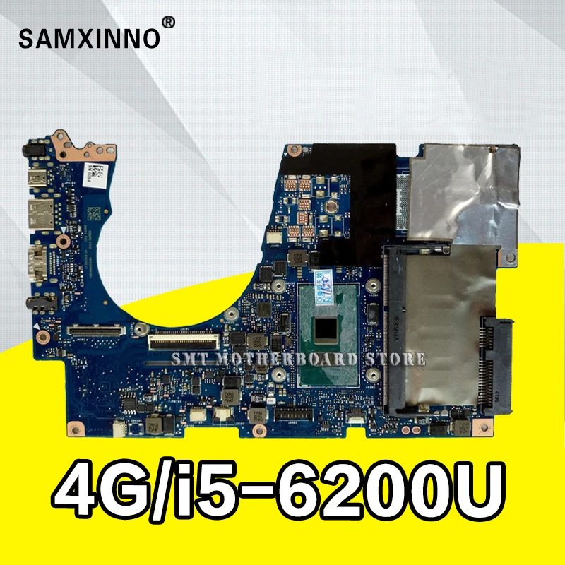 UX303UA материнская плата 4 Гб i5-6200 для ASUS UX303U UX303UB Материнская ноутбука тест ОК |