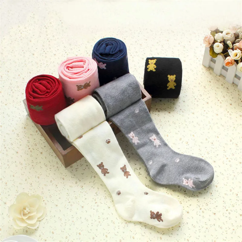 Чулки для девочек на весну осень детские танцевальные колготки Детские