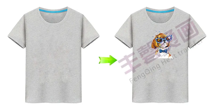 7 7x9 1 &quotмультфильм очки аппликация&quot собака &quotЖелезный на ткани футболки Платья