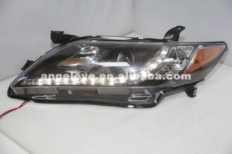 2007-2009 год для Camry светодиодный головной фонарь черного цвета R8 Стиль желтый отражатель SN