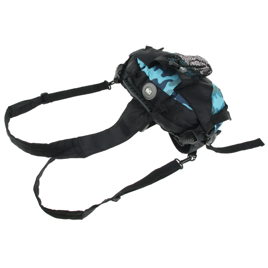 Blue Camo 31x18x24c Skatepack Quad сумка для роликовых коньков рюкзак через плечо поясная сумка Переносные Спортивные сумки из полиэстера для кроссовок 31x18x24 см - Цвет: Blue Camo 31x18x24c