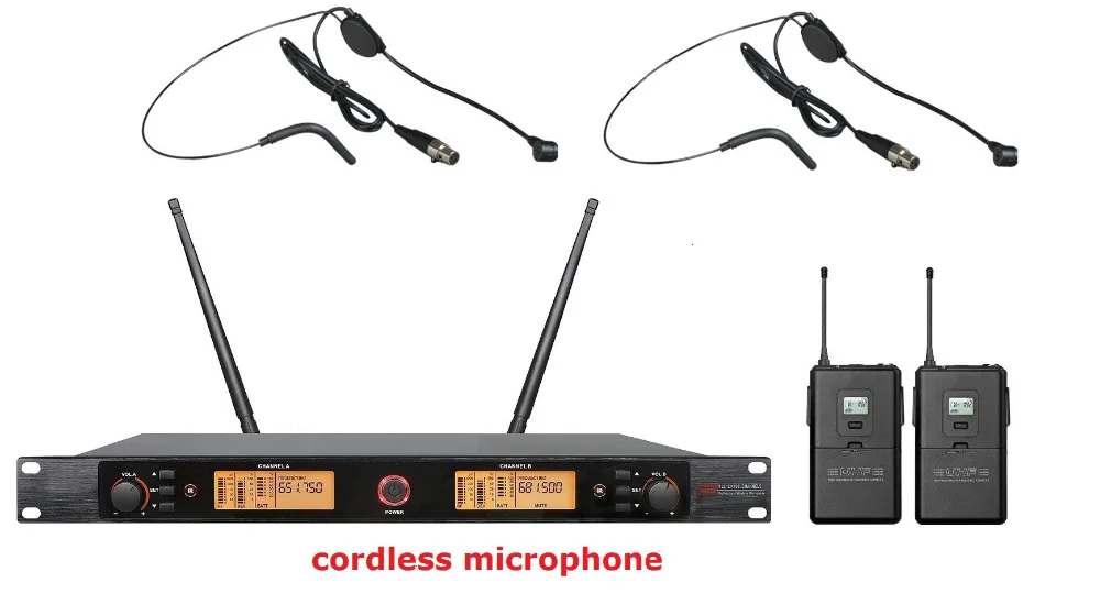 UHF беспроводной микрофон гарнитура Микрофон конденсатор Бесплатная доставка|microfono condensador|cordless microphonemicrophone