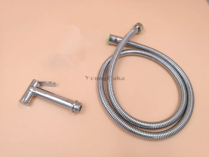 Bidet and Hose Медь хромированные туалет, смеситель для биде Ванная комната Медь Клапан Душ спрей комплект с повернуть держатель. здоровья Тематические товары про рептилий и земноводных Анальный Душ Комплект - Цвет: Bidet and Hose