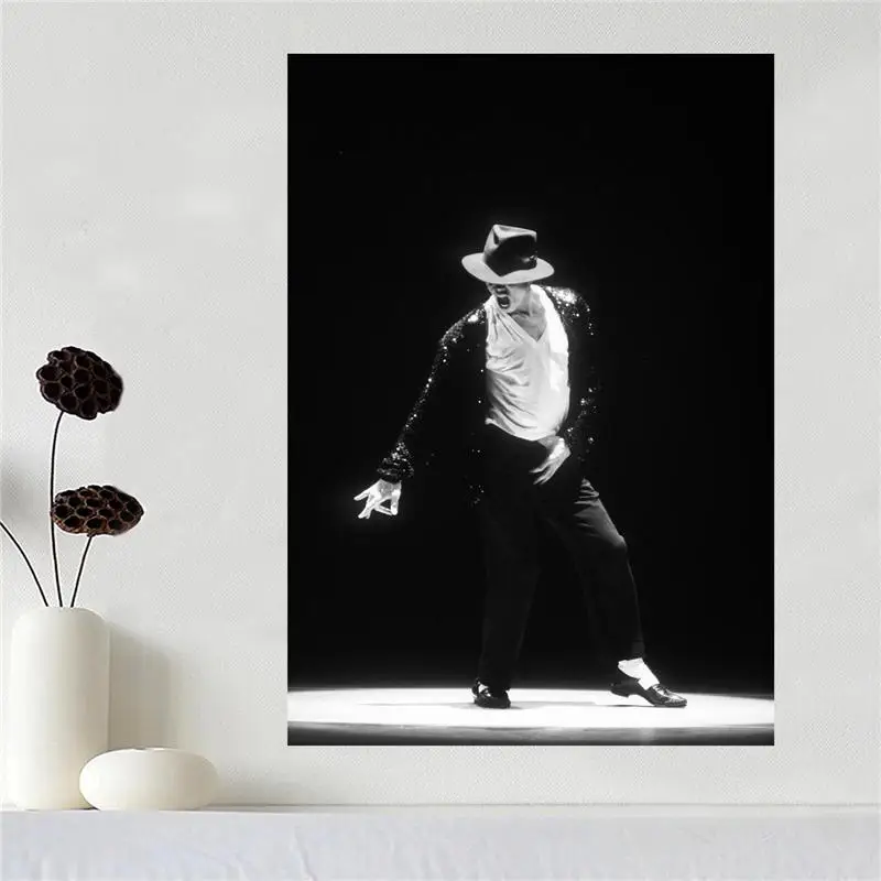 Пользовательские холст постер искусство Майкл Джексон украшение дома ткань
