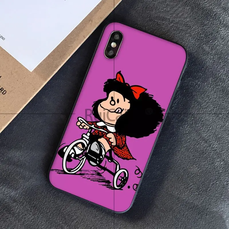 Ruicaica мультяшный Мягкий силиконовый чехол для телефона из ТПУ Apple iPhone 8 7 6 6S Plus X XS MAX