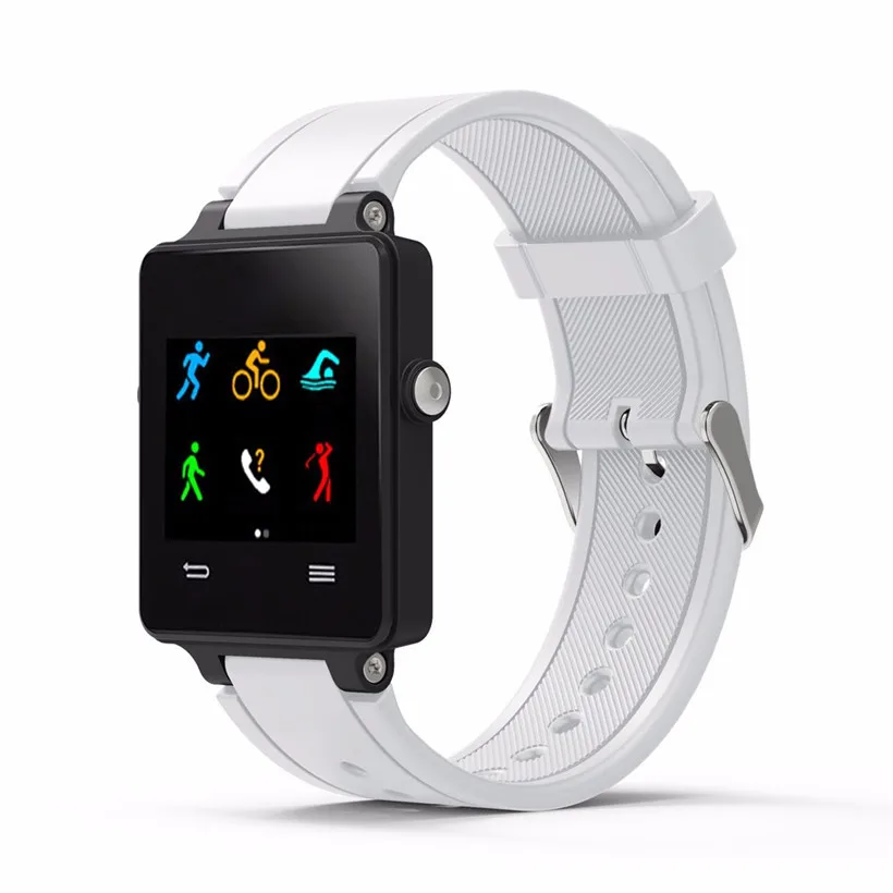 Новая мода спортивный силиконовый браслет ремешок для Garmin Vivoactive ацетат Прямая 1121 - Цвет: Белый