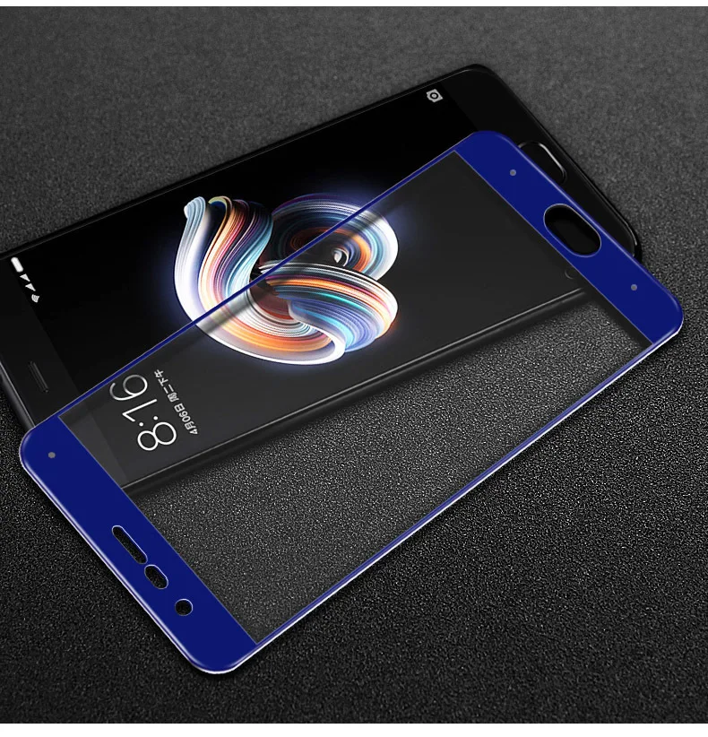 3D закаленное стекло для Xiaomi Mi Note 3 Полное покрытие экрана Взрывозащищенная