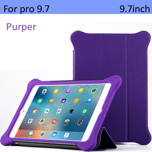 pro 9.7 violet Чехол для iPad air 1/2 pro 9,7/10,5 силиконовый кожаный чехол с откидной крышкой, ударопрочный, полностью закрытый и спящий - Цвет: pro 9.7 violet