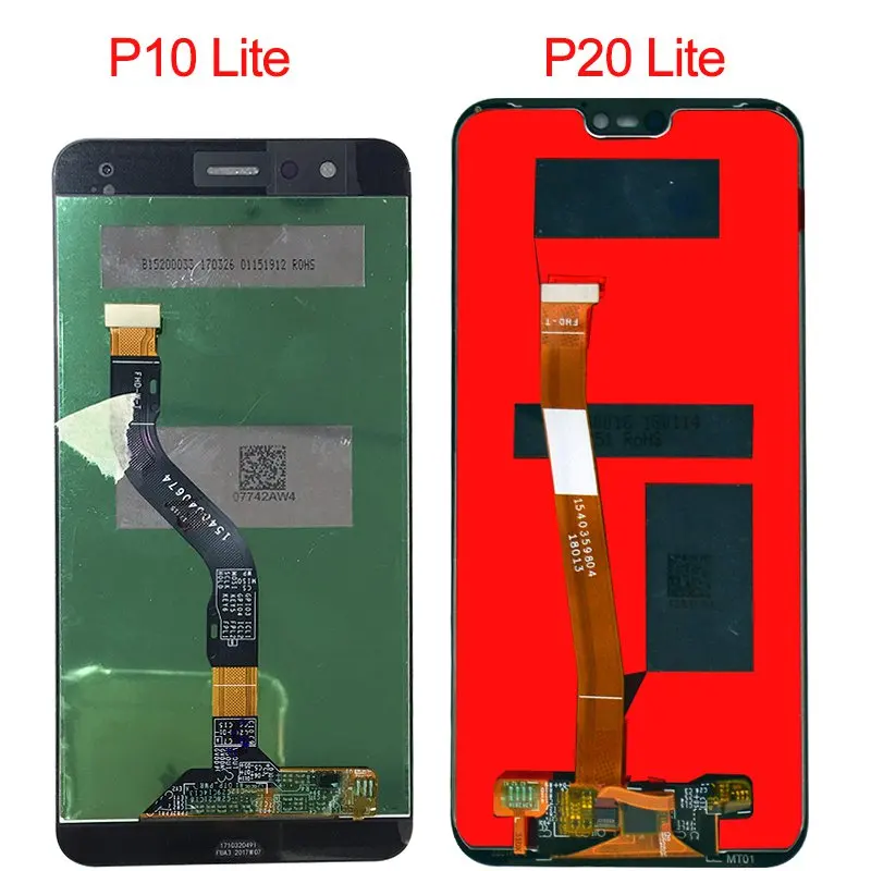 ЖК-дисплей для Huawei P10 Lite сенсорный экран дигитайзер в сборе телефон с рамкой