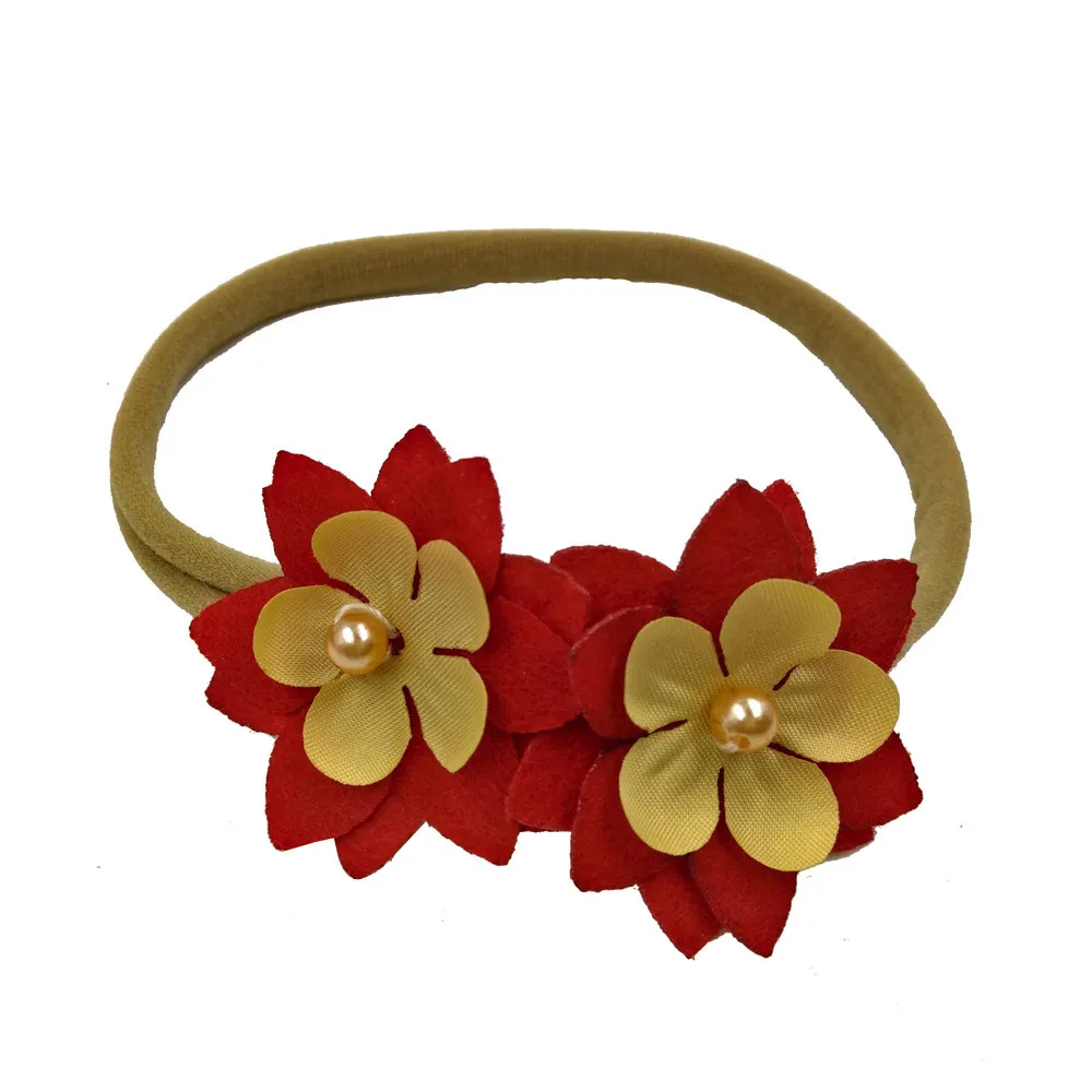 Baby Girls Headband Floral Elastic Hair Head Hairband Phtography Props Accessories Opaski Dla Niemowlaka Diadema Bebe | Детская одежда