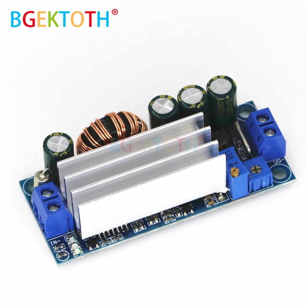 Power Supply Module DC-DC Converter Auto Step Up Down Constant Current Buck Boost Board 5-30V 3A Overcurrent Protection DC to |