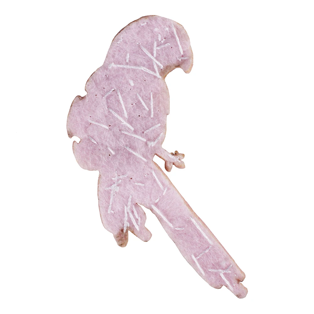 10 шт. DIY бисером алмаза маленькие розовые птицы аппликация патчи Стразы значок с