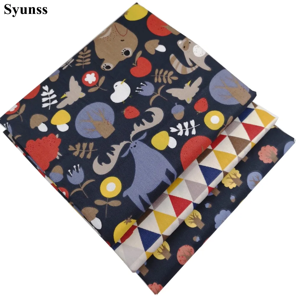 Syunss Diy Лоскутная Ткань для стеганых детских кроваток подушки платье шитье Tissus