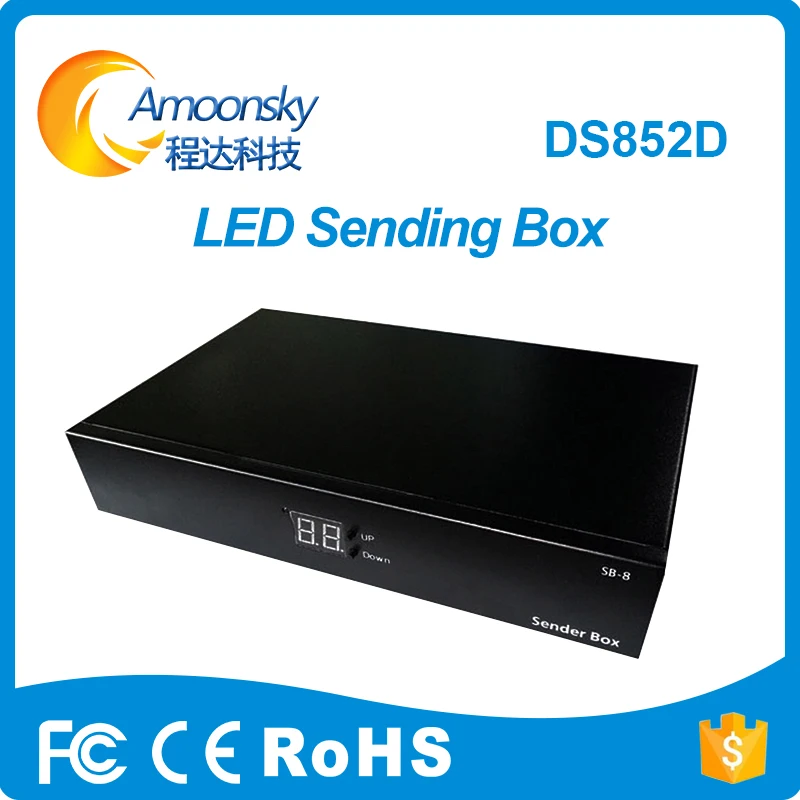 Прозрачный СВЕТОДИОДНЫЙ дисплей linsn ds852d Одноцветный двухцветный с отправляющей