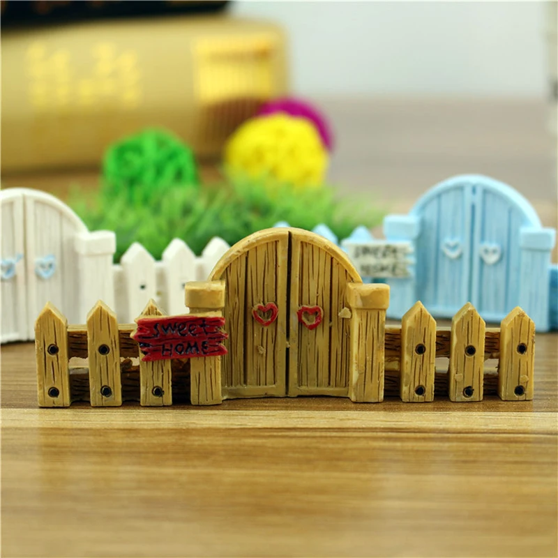 Микро Ландшафтные ограждения декоративные деревянные ограды украшение для DIY