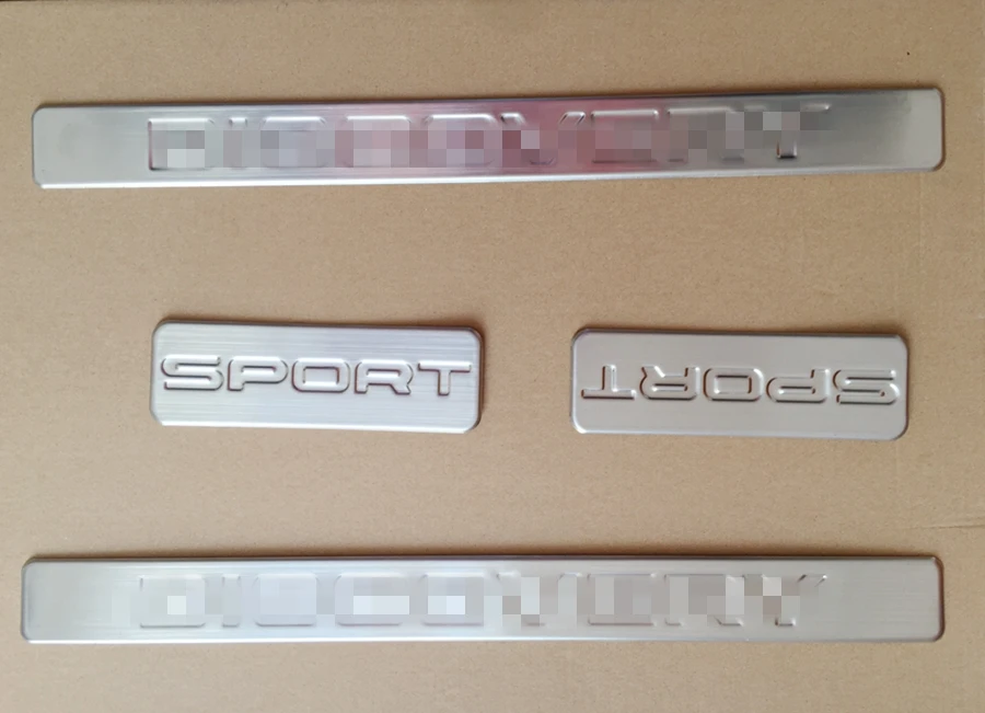 304 нержавеющая сталь для LAND ROVER DISCOVERY SPORT- внутренняя Накладка на порог двери автомобиля защитная крышка