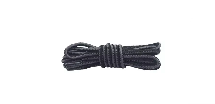 Black-Dark gray 1 пара разноцветных круглых шнурков уличные спортивные повседневные Ботинки martin Шнурки Кроссовки с шнурками Катание на коньках ботинки шнурки - Цвет: Black-Dark gray