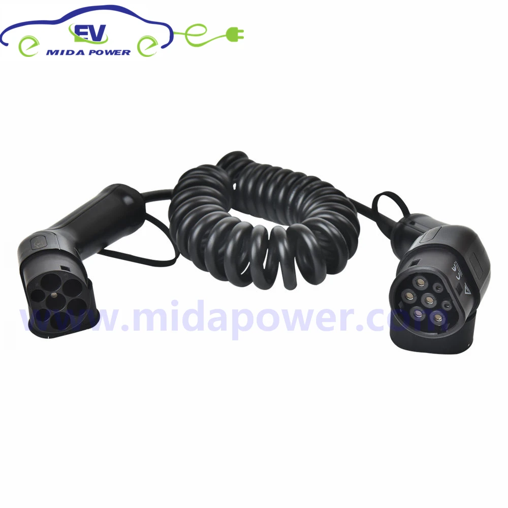 Зарядное устройство DUOSIDA EV тип 2 5 метров 32 А EVSE IEC 62196-2 кабель для зарядки