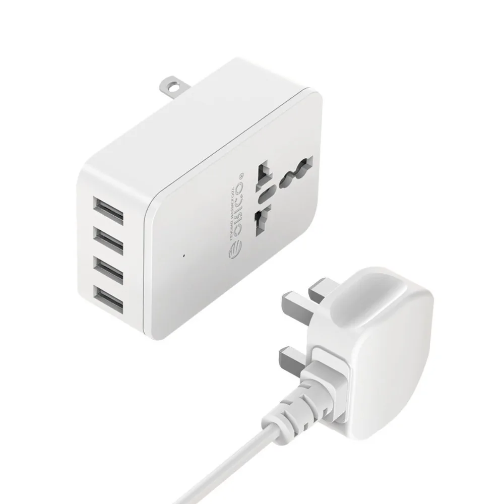 Универсальное зарядное устройство ORICO с 4 портами USB 20 Вт защитой от