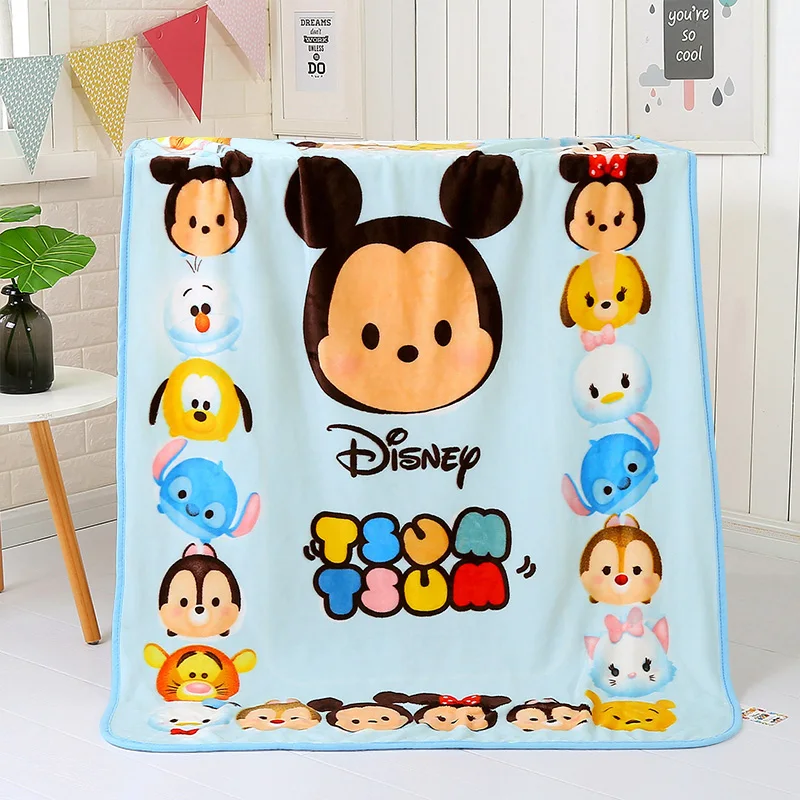 Disney с рисунком героев из мультфильмов коралловый флис плюш летние одеяла на