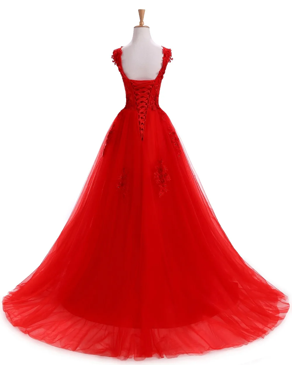 Robe De Soiree красные вечерние платья длинного размера плюс фатиновое платье на