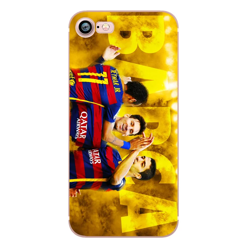 Чехол для телефона iphone 5S 7 8 6 S PLUS X 10 5 SE CR7 чехлы с изображением Роналдо и Месси