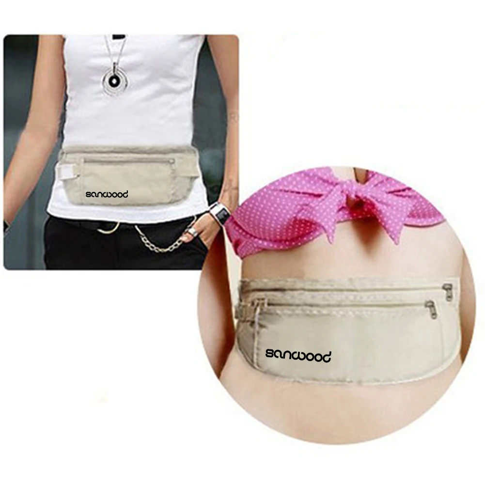 Повседневная сумка на ремне поясная унисекс водонепроницаемая