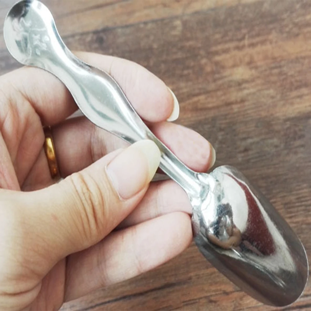 1 шт. минималистский дизайн из нержавеющей стали чайная ложка лопатка эфирные