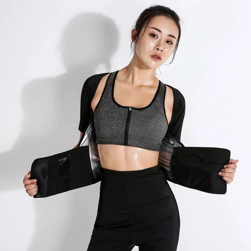 Shirt Спортивный костюм для фитнеса, похудения, тренировочная спортивная одежда, куртка для бега, обтягивающие леггинсы, спортивные штаны, Корректирующее белье для похудения - Цвет: Shirt