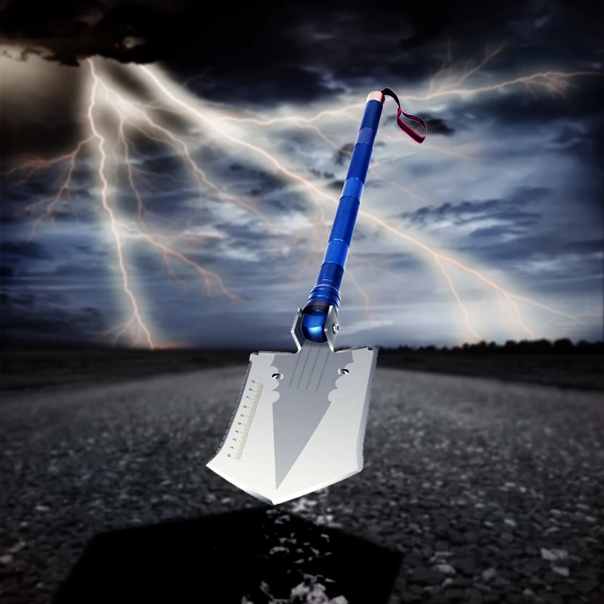 1 шт. многофункциональная складная стальная лопатка для кемпинга нож-лопатка |