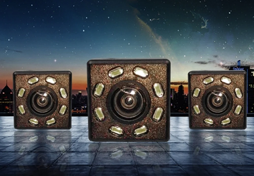 Автомобильная задняя камера заднего вида с 8 светодиодный и 2 din мультимедийный