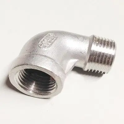 Коннектор BSP с внутренней резьбой на наружную резьбу 3/8 дюйма из нержавеющей