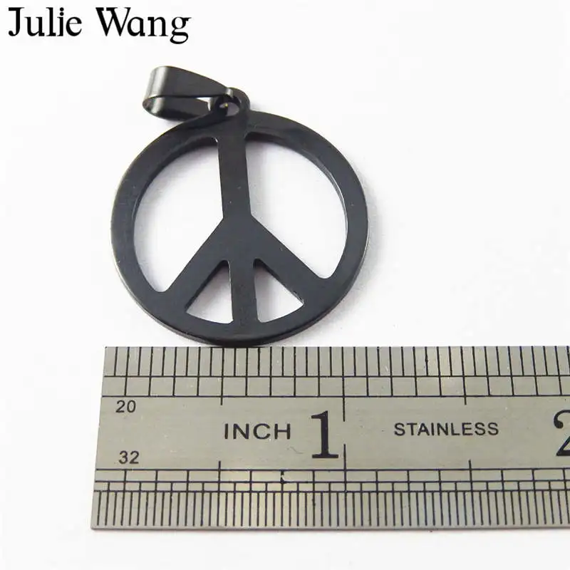 1 шт. черная подвеска Julie Wang из нержавеющей стали|Шармы| |