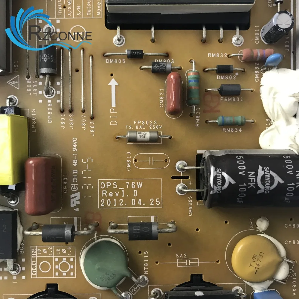 Плата питания карта для Samsung TV BN44 00553A OPS 76W Rev1.0 IP 76190A LH75EDDPLGC LH65EDDPLGC/XF LH40DECPLBA