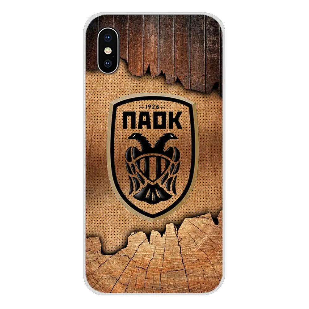Аксессуары для телефонов Paok Fc Салоники Чехлы Samsung Galaxy S4 S5 MINI S6 S7 edge S8 S9 S10 Plus Note 3 4 5 8 9