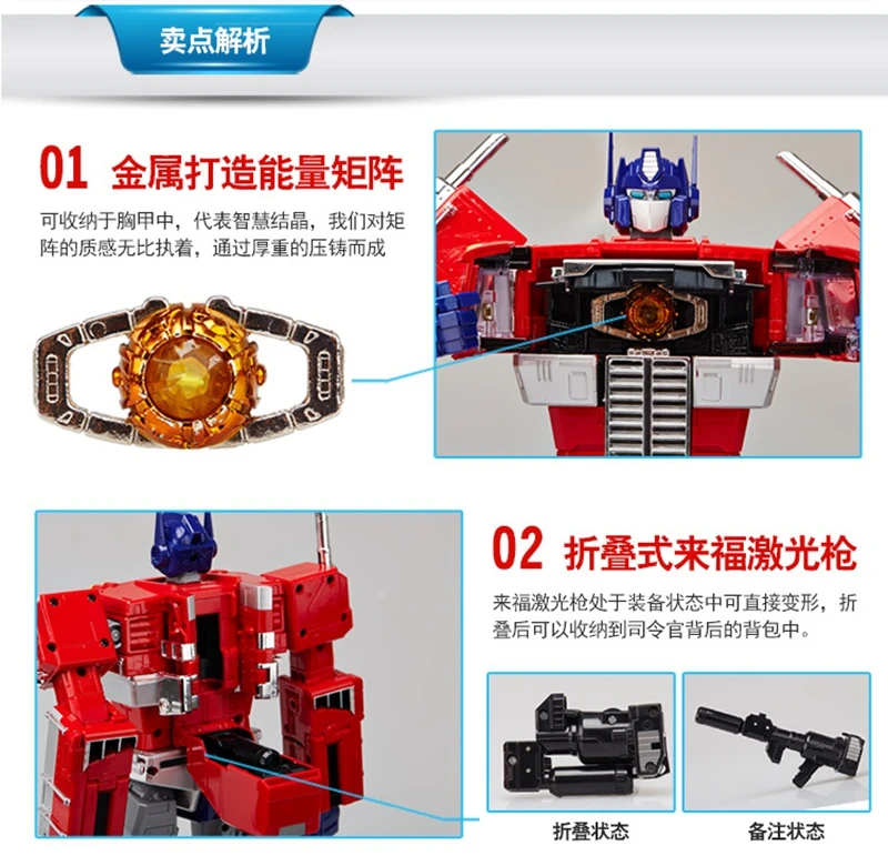 Wei jiang MP10 Optimus японская версия MPP10 сплав Версия Увеличение деформации игрушка Алмазный робот ПВХ фигурка игрушка