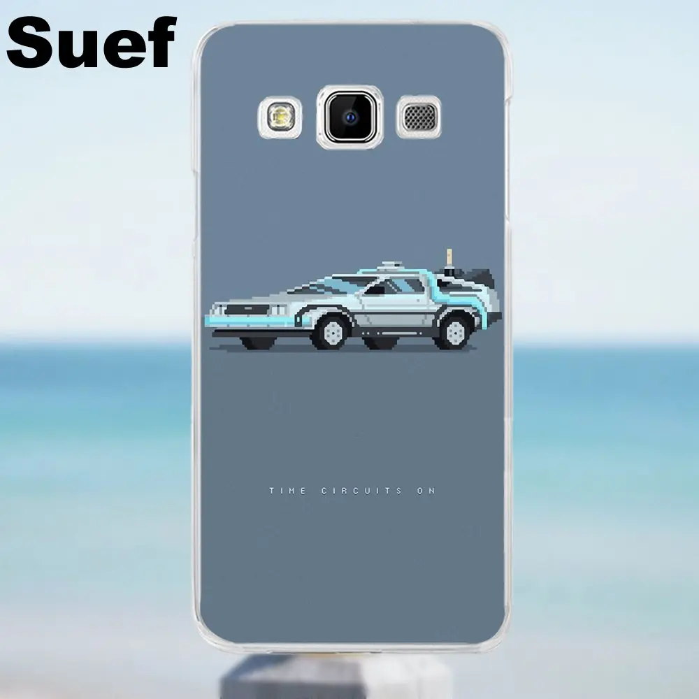 Delorean Time Machine Для Galaxy Alpha Core Prime Note 2 3 4 5 S3 S4 S5 S6 S7 S8 mini edge Plus Мягкий чехол для телефона