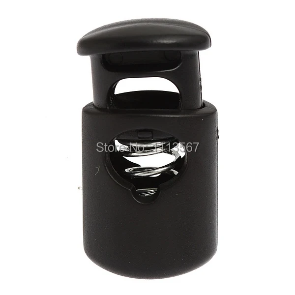 Оптовая продажа 200 шт черный пластиковый цилиндрический фиксатор бочонок