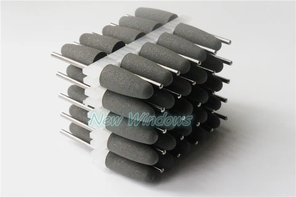 Новинка серый полировщик из силиконовой резины для зубов 2 35 мм алмазные полировочные боры 200 шт.|polishing burs|silicon