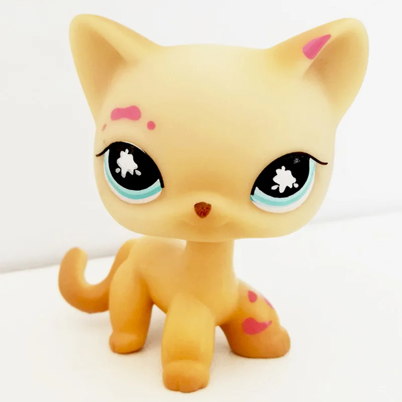 816 Пет шоп стоячки lps pet shop лпс игрушки редкие кошечку стоячки собаки колли такса рождения Новому Году Подарок pet shop short hair cat original gift toys old rare stanchion dog collie dachshund - Цвет: 816