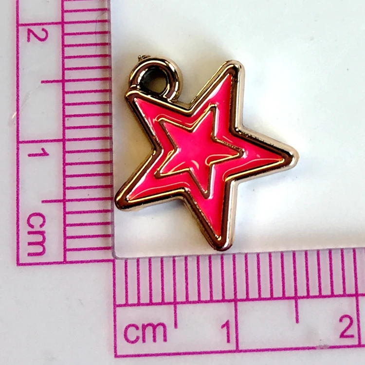 CCOR 10 шт. разноцветный пластиковый кулон в виде капли масла пентаграммы подходит