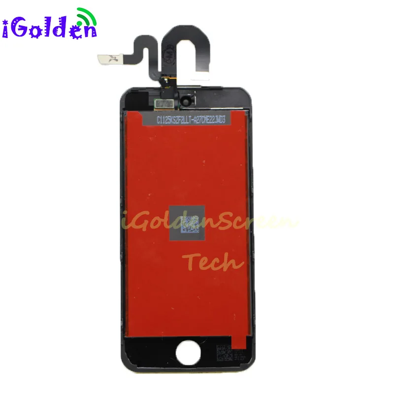 Сенсорный ЖК экран для iPod Touch 5 6 7 поколения черно белый|Экраны мобильных