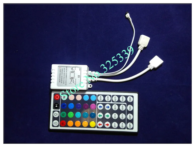 1 комплект SMD 5050 60 светодиодный/м 10 м RGB светодиодный Лента Вспышка светильник светодиодный светильник не Водонепроницаемый RGB полосы+ 44-клавишный ИК-пульта дистанционного управления+ 6A Мощность адаптер