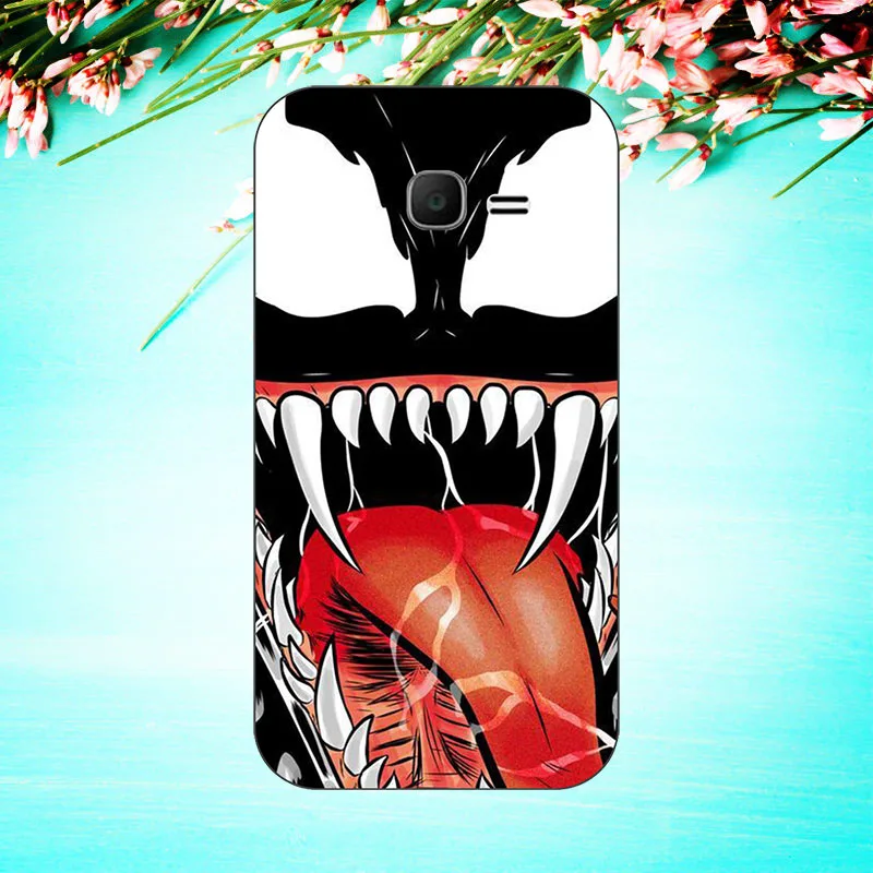 Жесткий пластиковый чехол для телефона с милым рисунком героев Samsung Galaxy J1 Mini J105