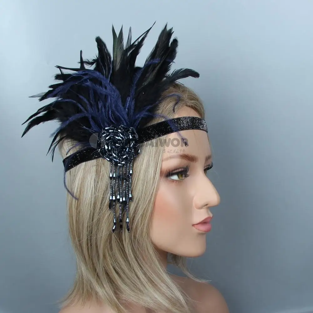 Элегантные женские свадебные платья ручной работы головная повязка блестящий